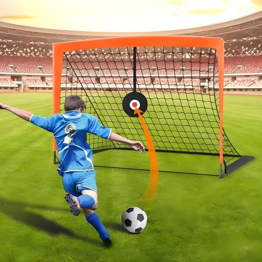 Ensemble de but de football portable pour enfants, pour l’entraînement et le jeu en extérieur
