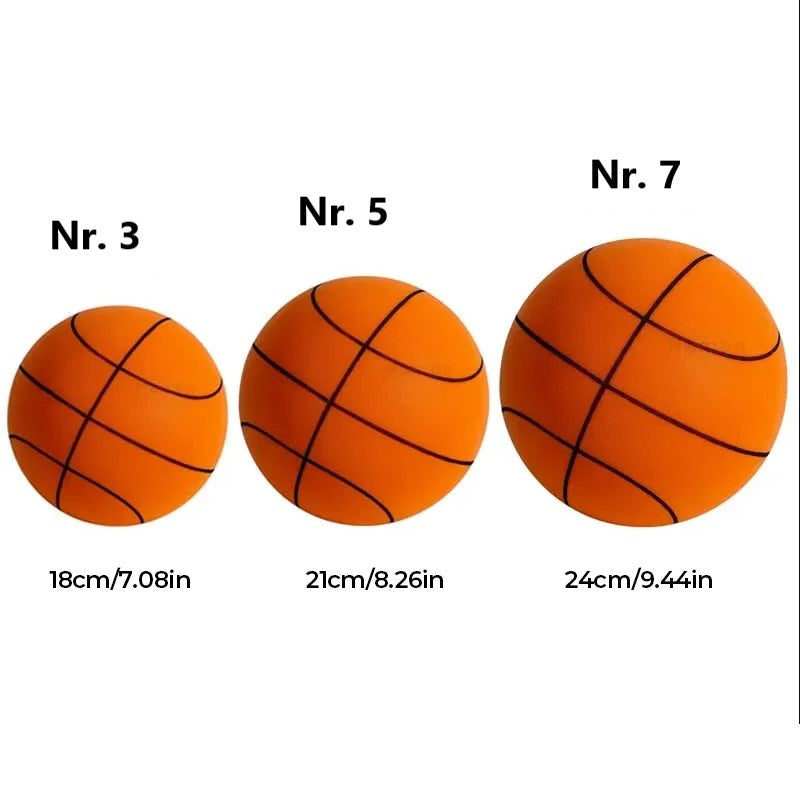 Kids' Quiet Indoor Basketball with Soft ABS Construction