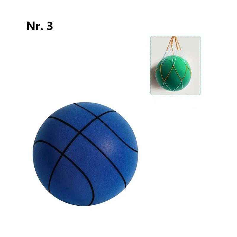 Kids' Quiet Indoor Basketball with Soft ABS Construction