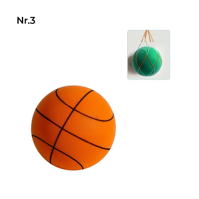 Kids' Quiet Indoor Basketball with Soft ABS Construction