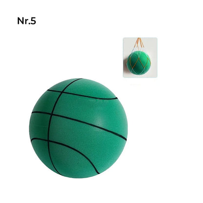 Kids' Quiet Indoor Basketball with Soft ABS Construction