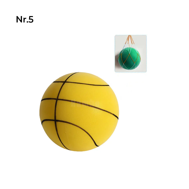 Kids' Quiet Indoor Basketball with Soft ABS Construction