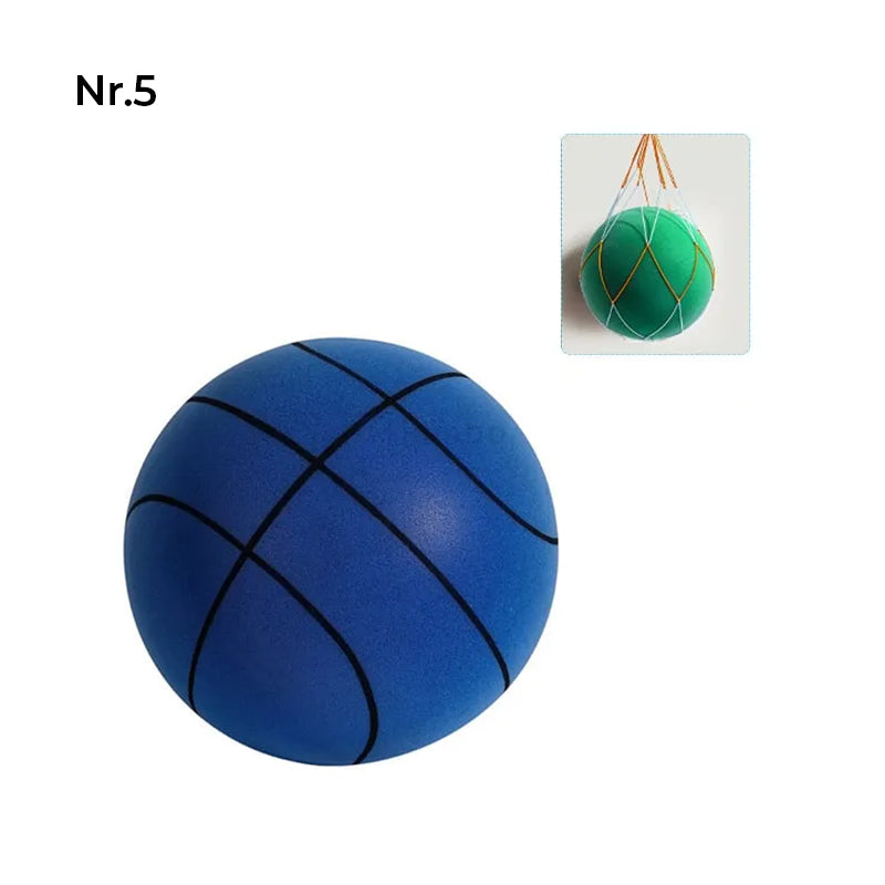 Kids' Quiet Indoor Basketball with Soft ABS Construction