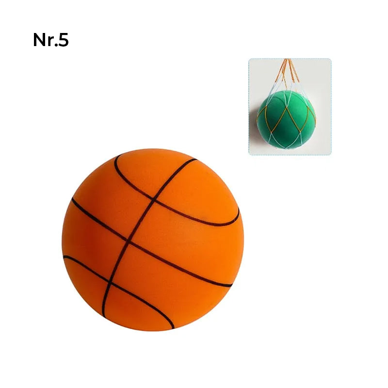 Kids' Quiet Indoor Basketball with Soft ABS Construction