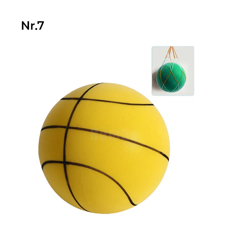Kids' Quiet Indoor Basketball with Soft ABS Construction