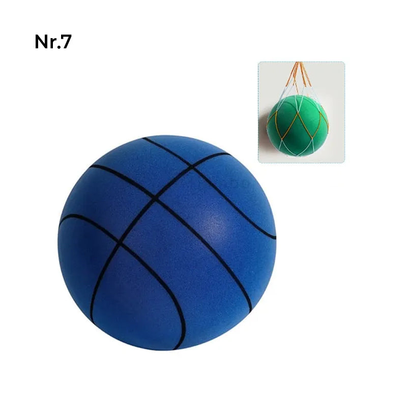 Kids' Quiet Indoor Basketball with Soft ABS Construction