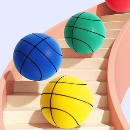 Kids' Quiet Indoor Basketball with Soft ABS Construction