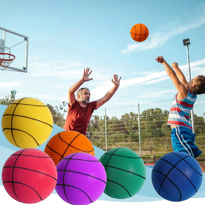 Kids' Quiet Indoor Basketball with Soft ABS Construction