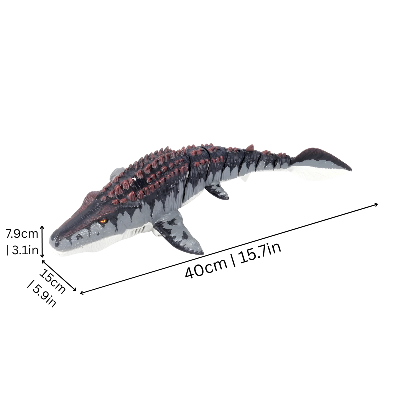 Kids' Remote Control Swimming Dinosaur with Water Spray