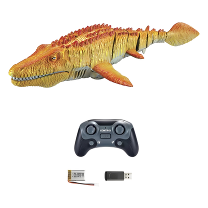 Kids' Remote Control Swimming Dinosaur with Water Spray