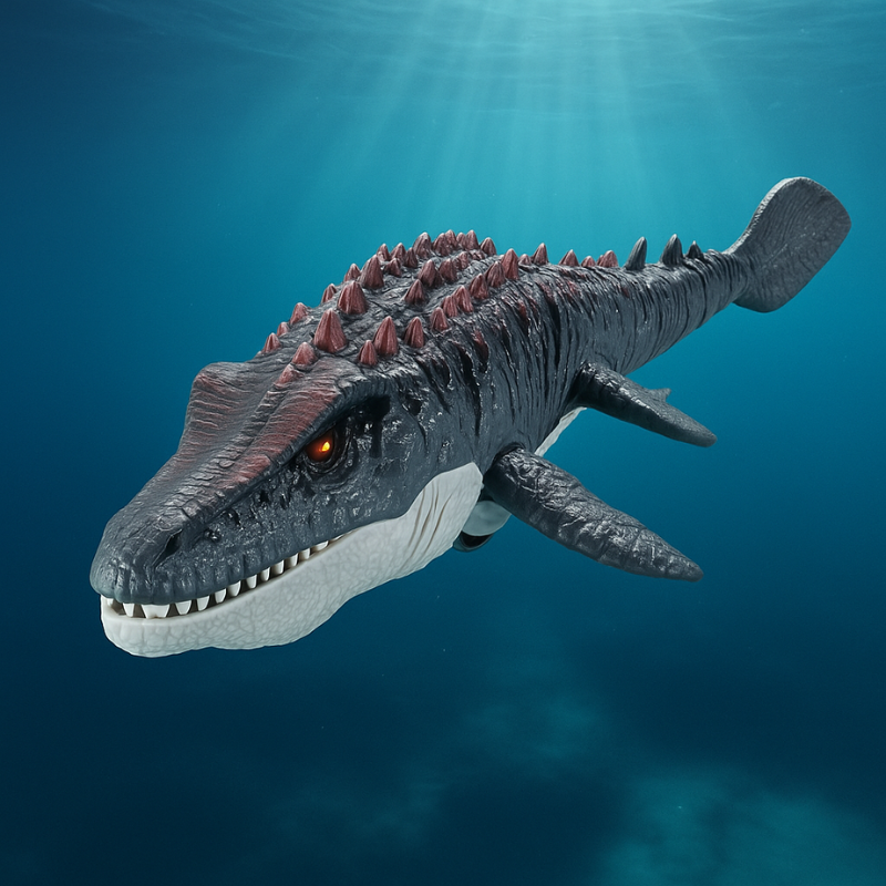 Kids' Remote Control Swimming Dinosaur with Water Spray