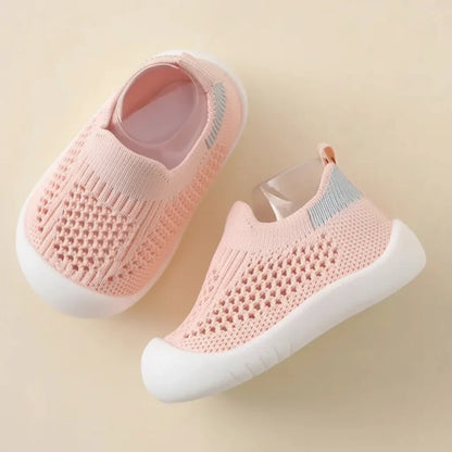 Slip-On-Sneaker für Kinder, atmungsaktives Mesh, leicht, rutschfeste Schuhe