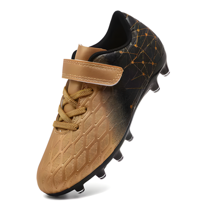 Kids Soccer Cleats with Textured Upper and Firm Ground Grip