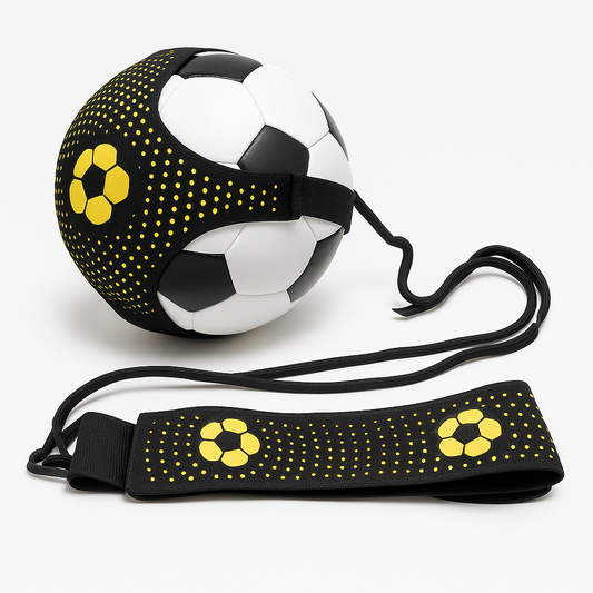 Cinturón de rebote para entrenamiento de fútbol infantil, pases en solitario, control del balón y práctica