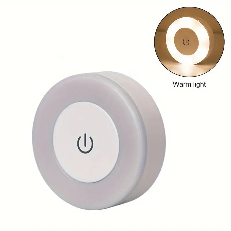 LED Touch Night Lamp Dimmable Ambient Light with Warm and White Modes