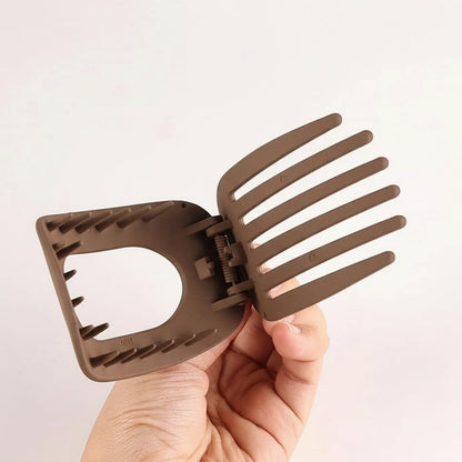 Grande pince à cheveux à griffes pour cheveux épais, maintien ferme, accessoire de coiffure en plastique