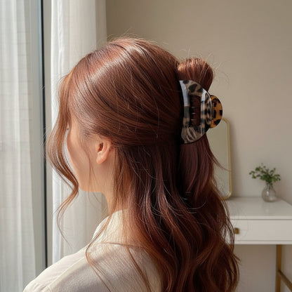 Grande pince à cheveux à griffes pour cheveux épais, maintien ferme, accessoire de coiffure en plastique