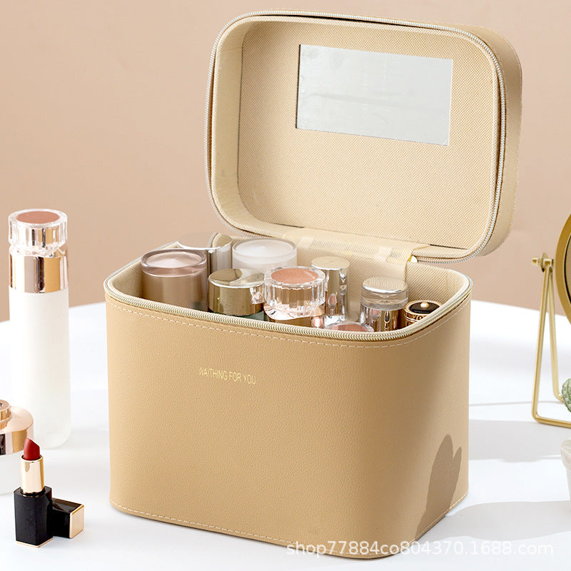 Large Makeup and Skincare Travel Bag with Organized Compartments