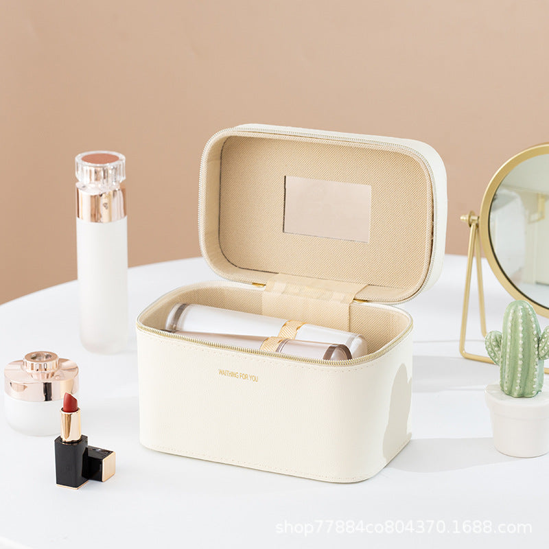 Large Makeup and Skincare Travel Bag with Organized Compartments