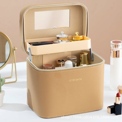 Large Makeup and Skincare Travel Bag with Organized Compartments