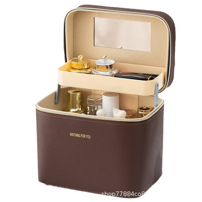 Large Makeup and Skincare Travel Bag with Organized Compartments