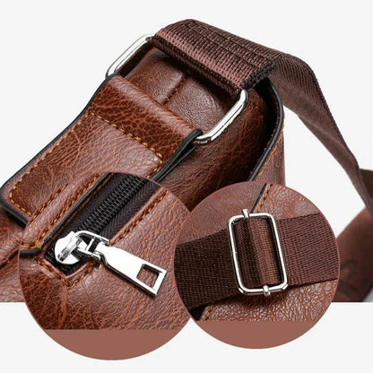 Lars Large Leather Shoulder Bag Minimalist Laptop Work Bag