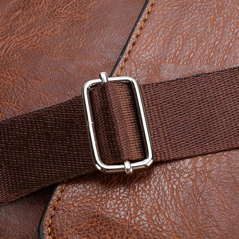 Lars Large Leather Shoulder Bag Minimalist Laptop Work Bag