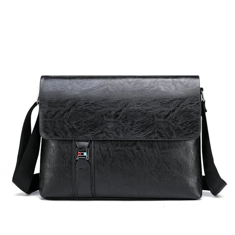 Lars Large Leather Shoulder Bag Minimalist Laptop Work Bag