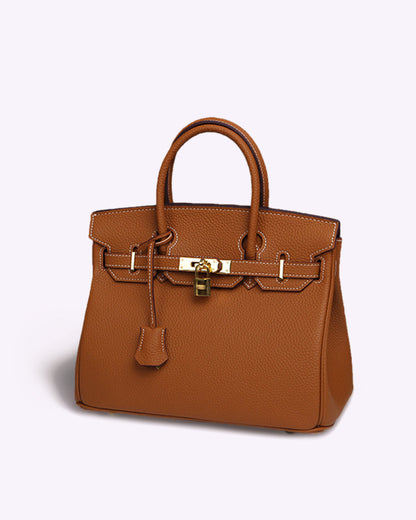 Leather Handbag for Women with Adjustable Strap and Spacious Design