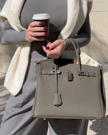 Leather Handbag for Women with Adjustable Strap and Spacious Design