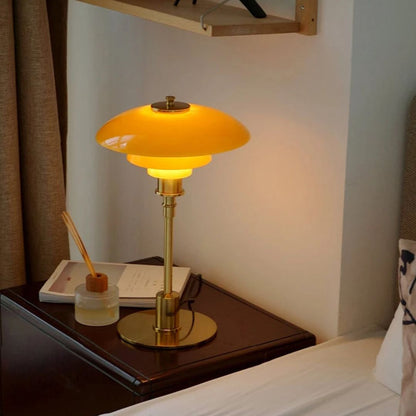 Lena Nordic LED Table Lamp Scandinavian Glass Accent Light