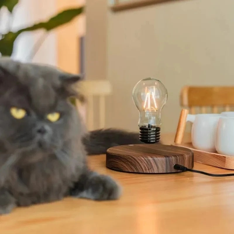 Levion Levitating Tesla Lamp Floating Magnetic LED Ambient Table Light