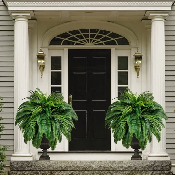 Lifelike Artificial Boston Fern for Outdoor and Indoor Decor