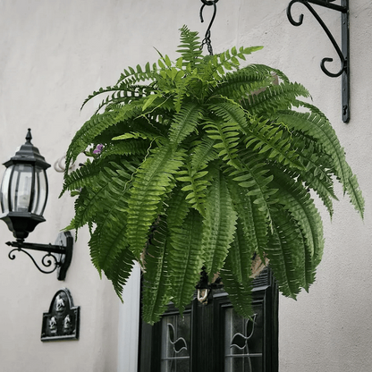 Lifelike Artificial Boston Fern for Outdoor and Indoor Decor