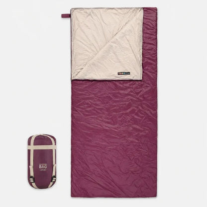 Lightweight Envelope Sleeping Bag for Three-Season Camping