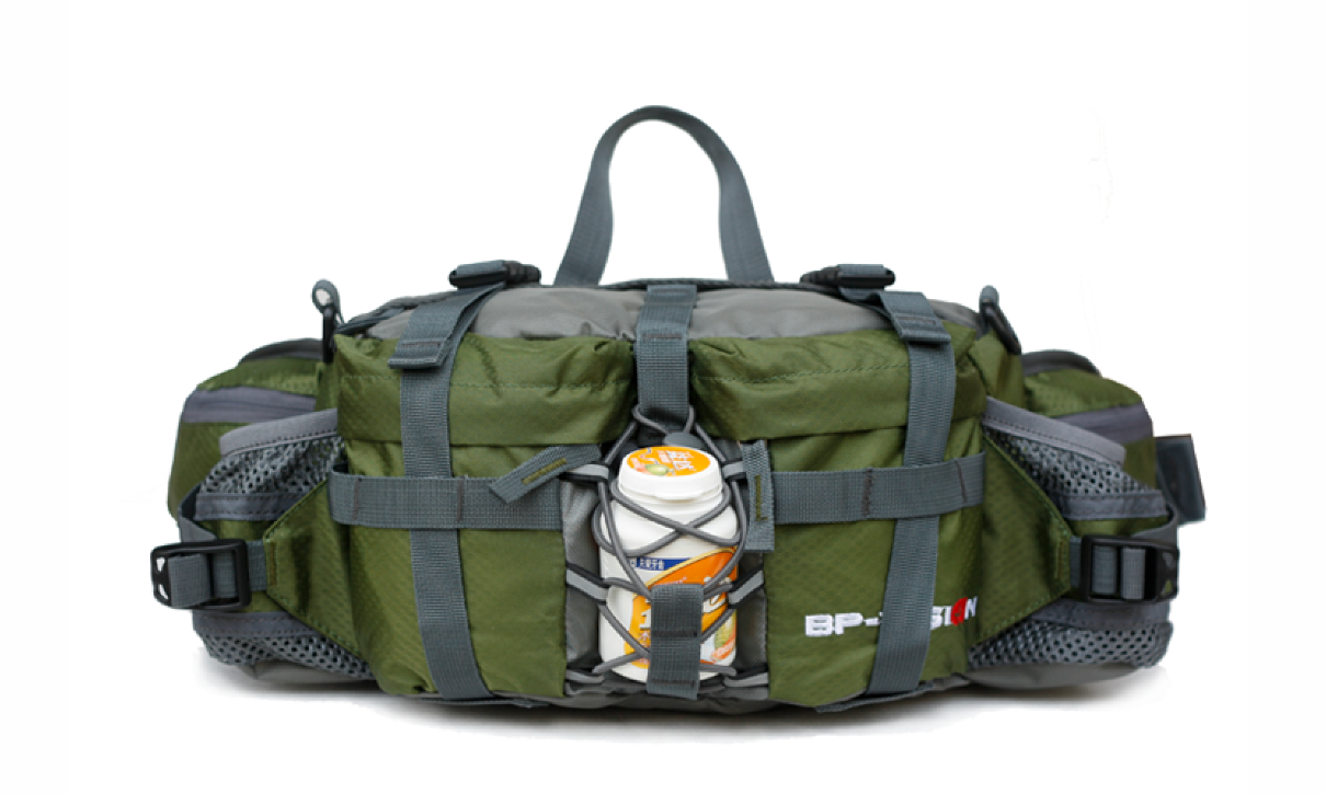 Lightweight Outdoor Waist Bag with Multi Pocket Storage