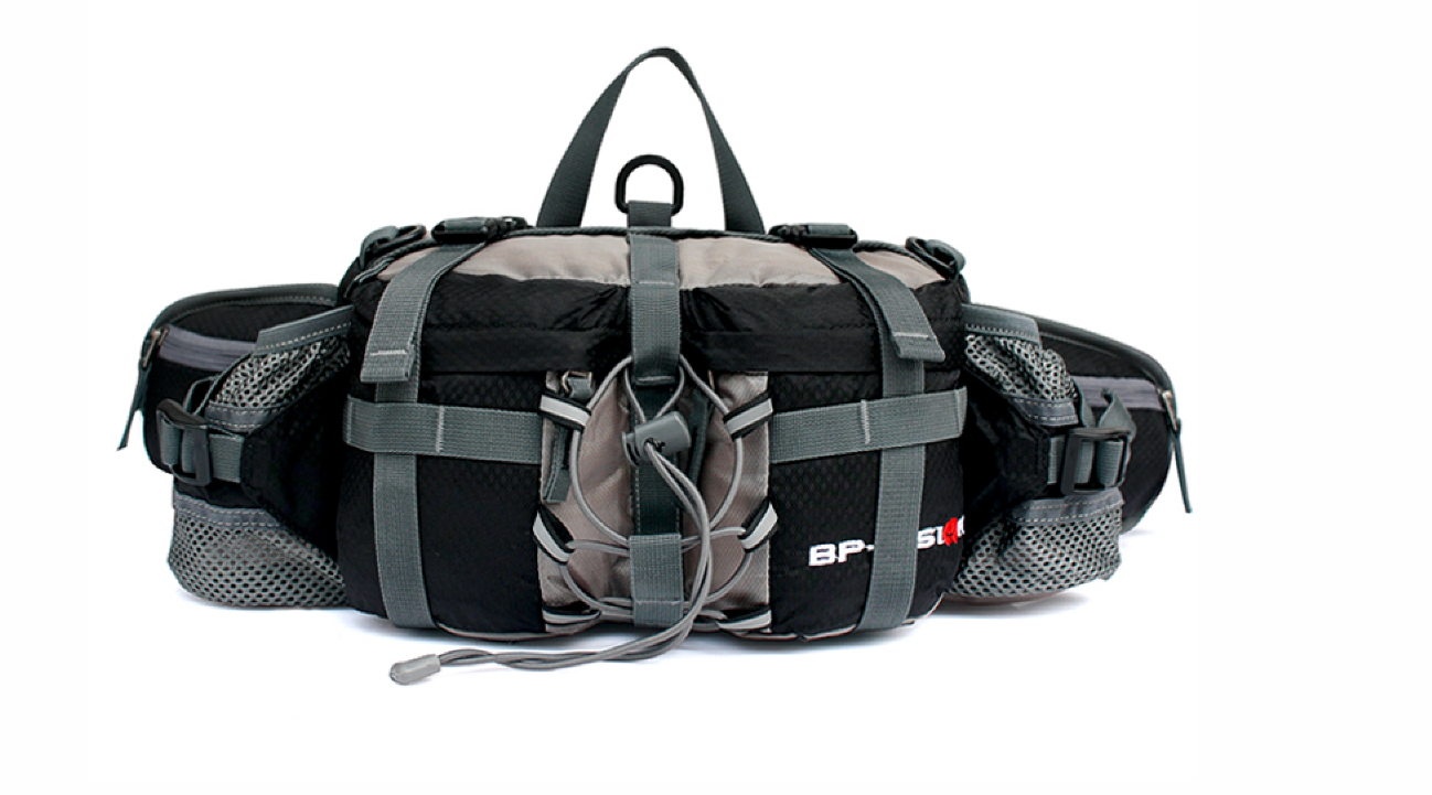 Lightweight Outdoor Waist Bag with Multi Pocket Storage