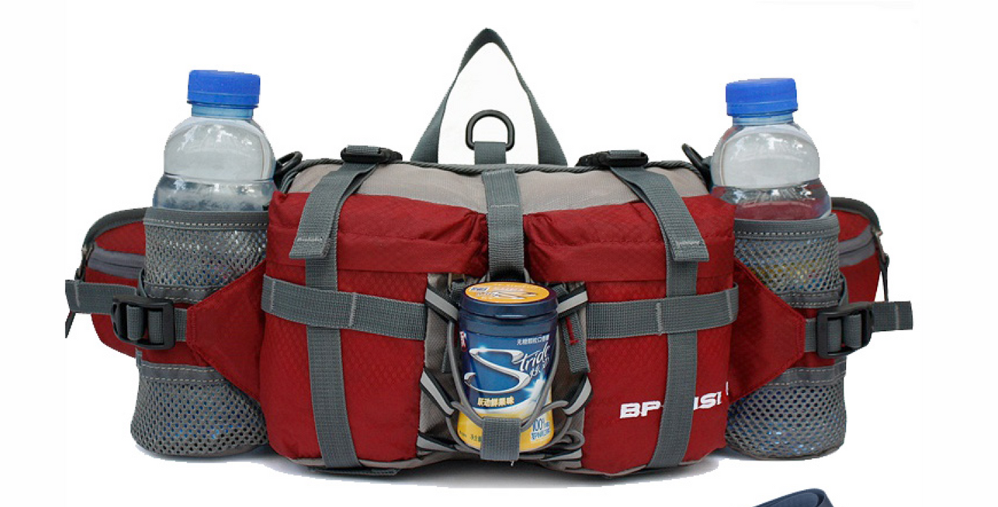 Lightweight Outdoor Waist Bag with Multi Pocket Storage
