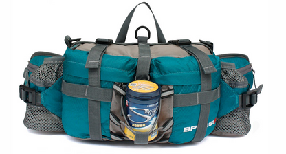 Lightweight Outdoor Waist Bag with Multi Pocket Storage