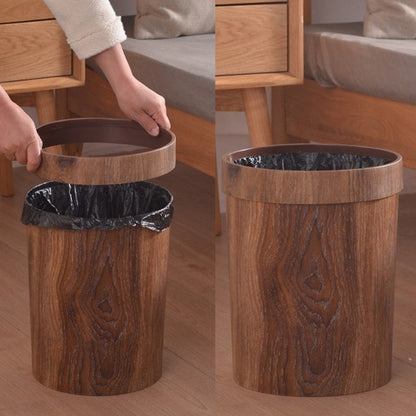 LignoBin Scandinavian Wooden Effect Waste Bin 8L