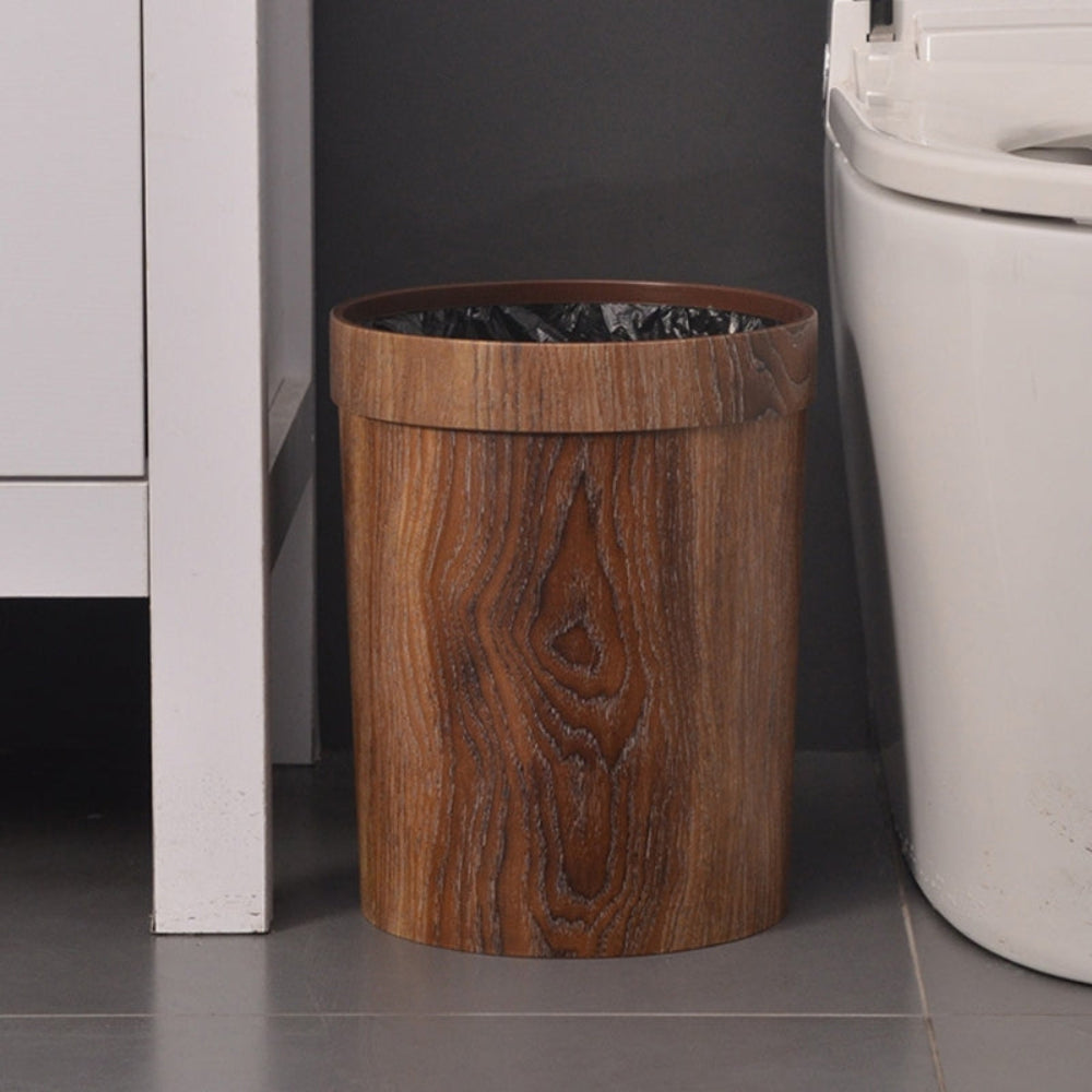 LignoBin Scandinavian Wooden Effect Waste Bin 8L