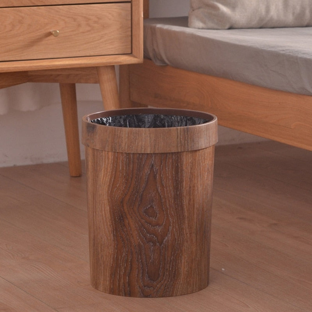 LignoBin Scandinavian Wooden Effect Waste Bin 8L