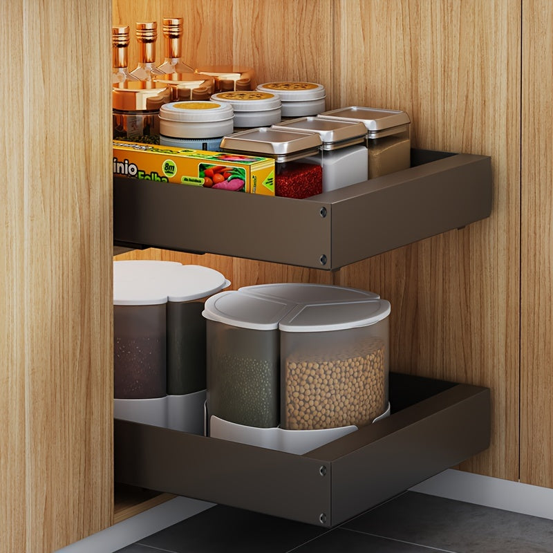 Lina Pull Out Kitchen Cabinet Organizer Sliding Storage Rack