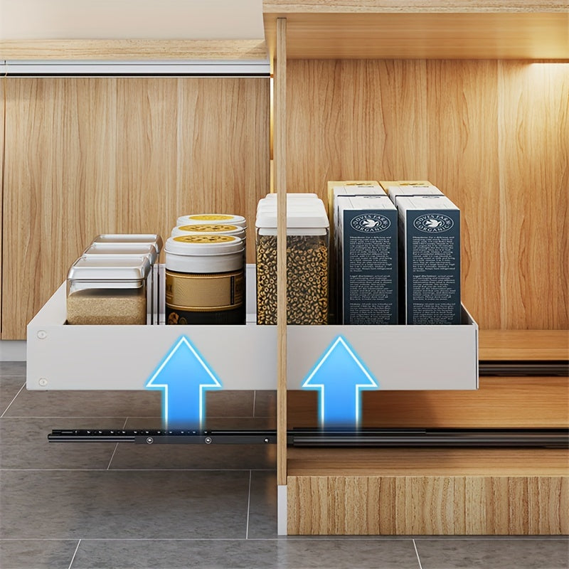 Lina Pull Out Kitchen Cabinet Organizer Sliding Storage Rack