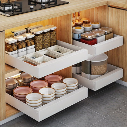Lina Pull Out Kitchen Cabinet Organizer Sliding Storage Rack