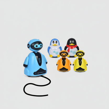 Robot de dibujo que sigue líneas, juguete de aprendizaje creativo para niños, juego sin pantallas