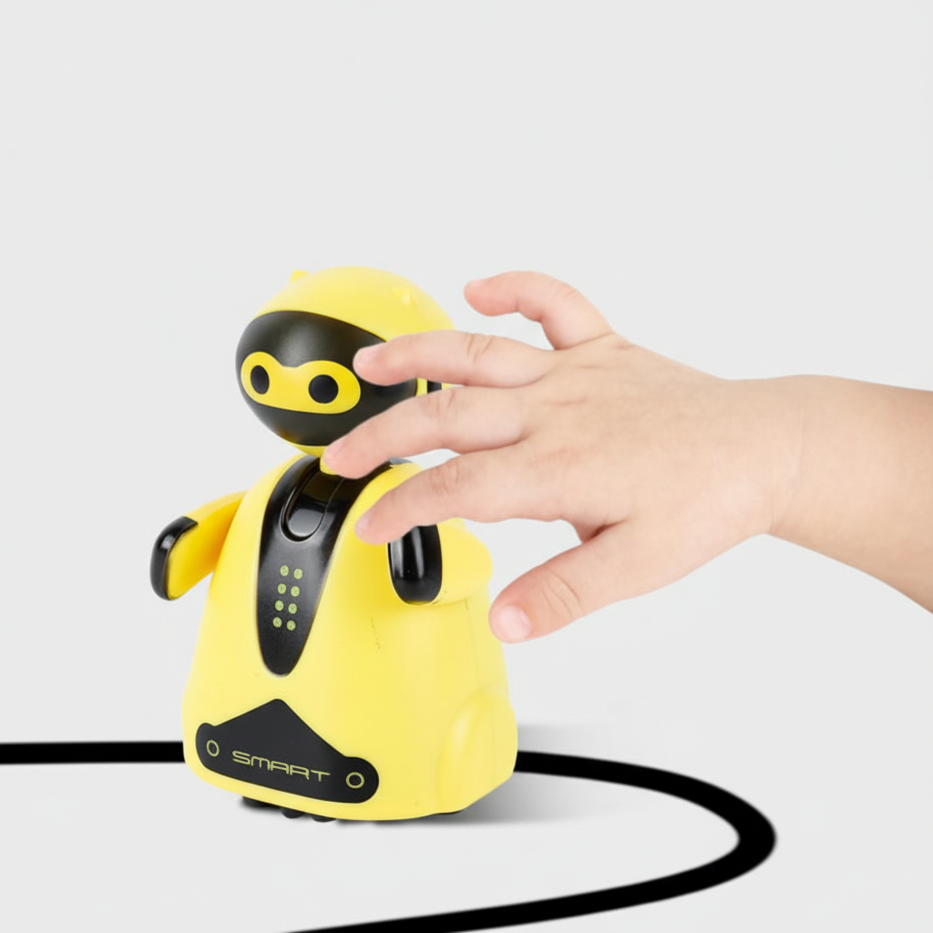 Robot de dibujo que sigue líneas, juguete de aprendizaje creativo para niños, juego sin pantallas