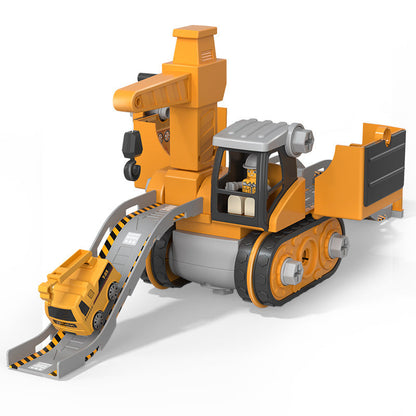 LittleBuilder Construction Truck Excavator and Crane Playset