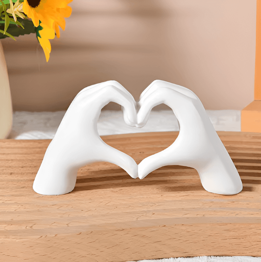 LoveSculpt Handcrafted Wooden Heart Decoration Natural Home Decor Accent