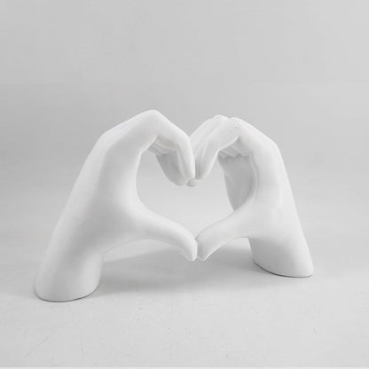 LoveSculpt Handcrafted Wooden Heart Decoration Natural Home Decor Accent